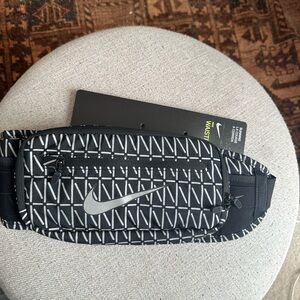 Nike Geometric Black and White Waist Bag
